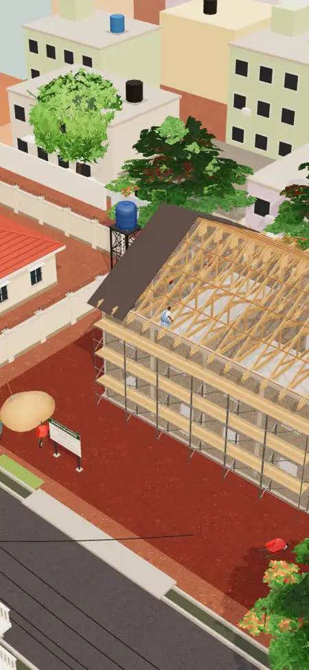 Building a house floor by floor in Gidi Life