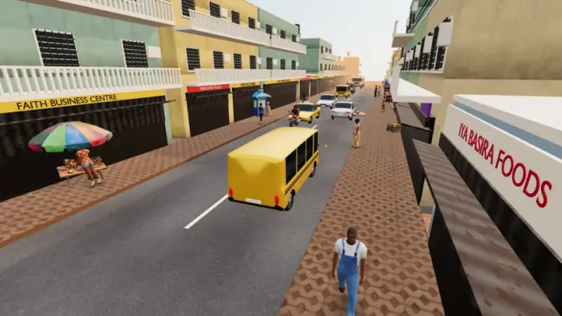 A danfo in Gidi Life