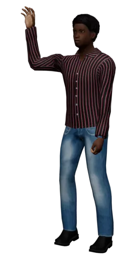 A Gidi Life character waving